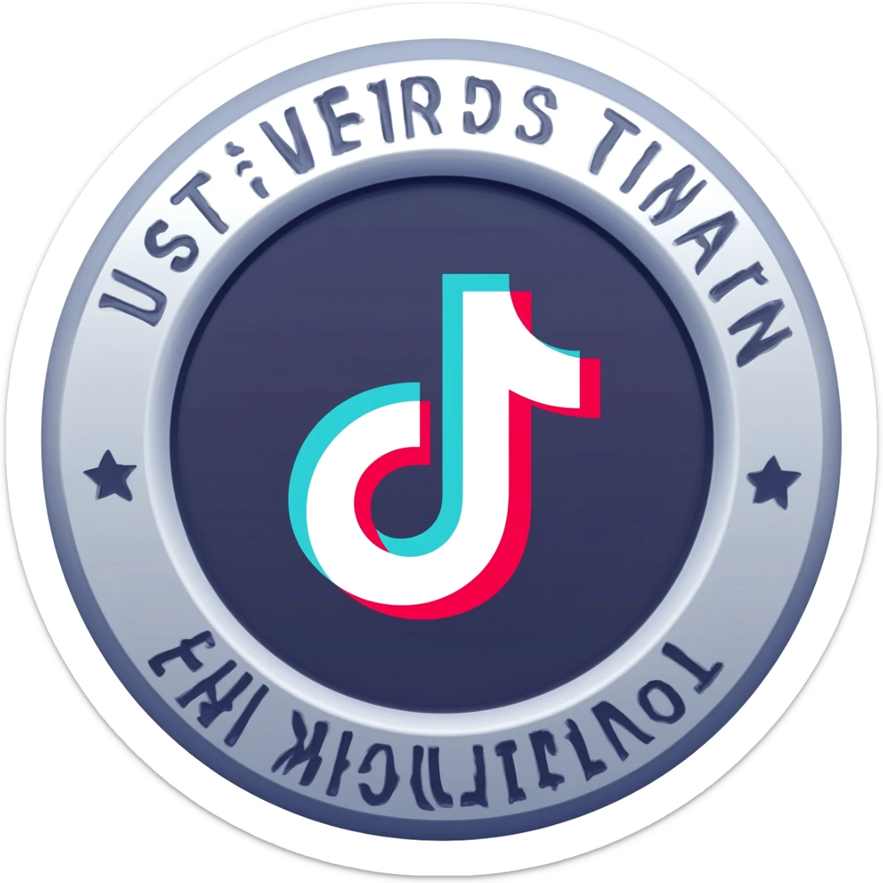 Quiero la verificas ion de tiktok sticker