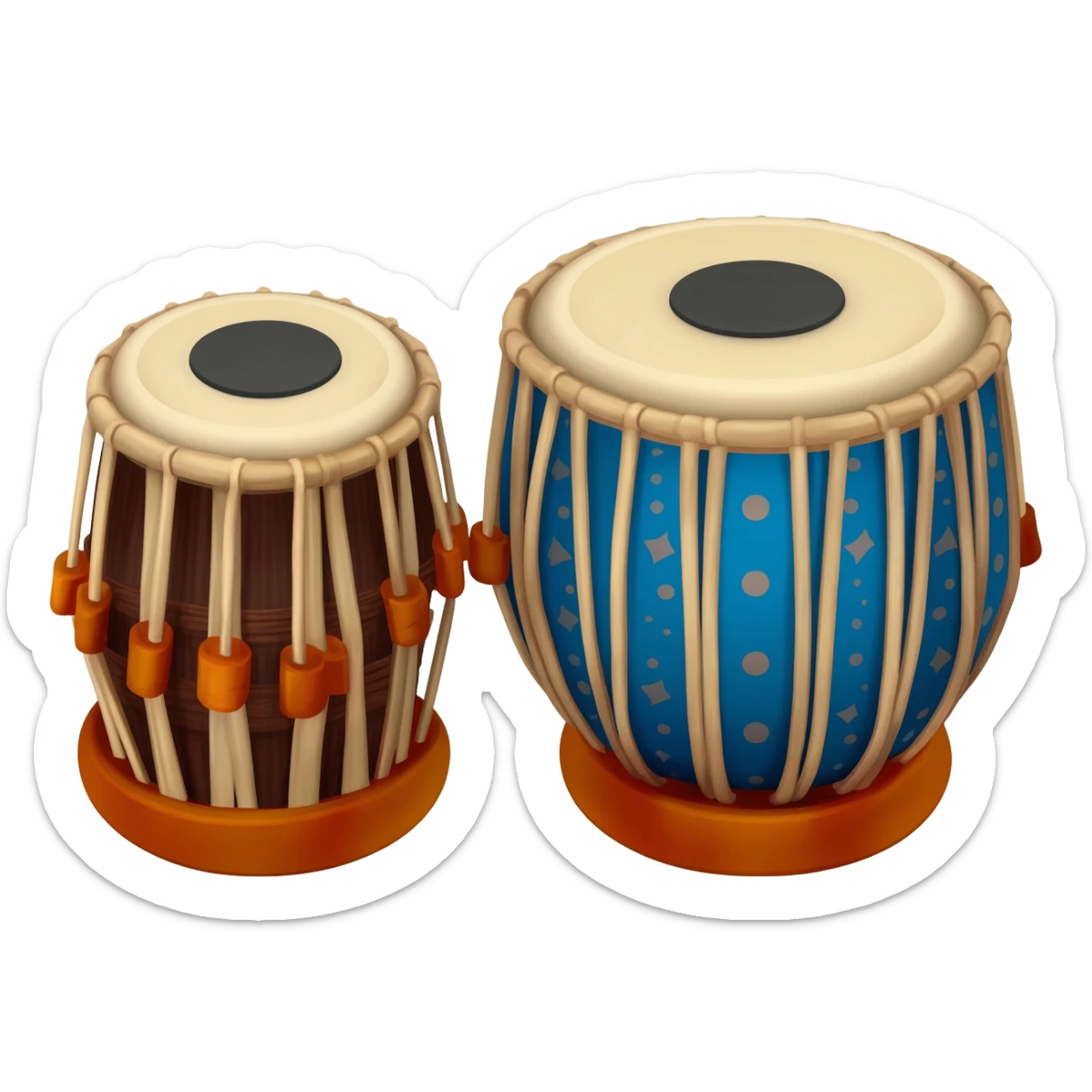i want an emoji of a tabla percussion instrument sticker