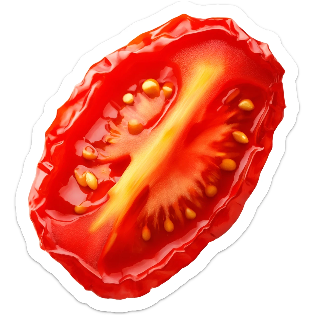 Dried tomatoes sticker