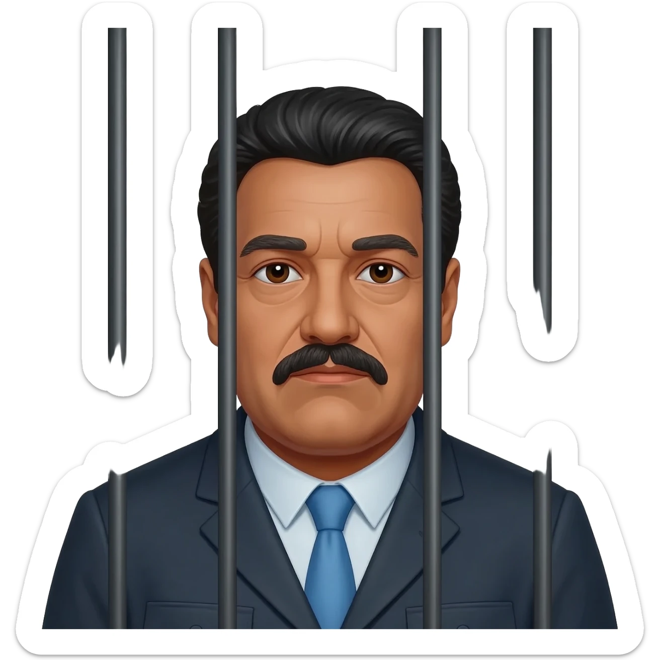 Maduro is behind bars sticker