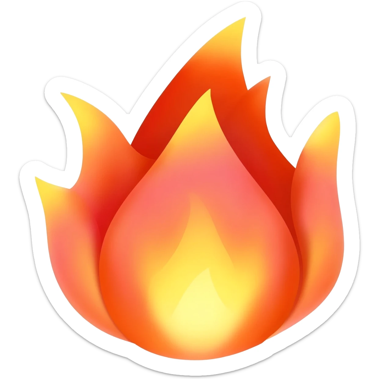 fire flower sticker
