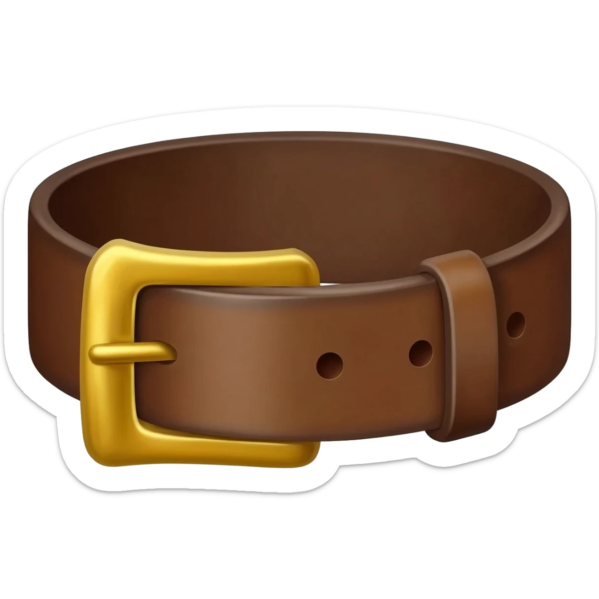 cowboy belt sticker