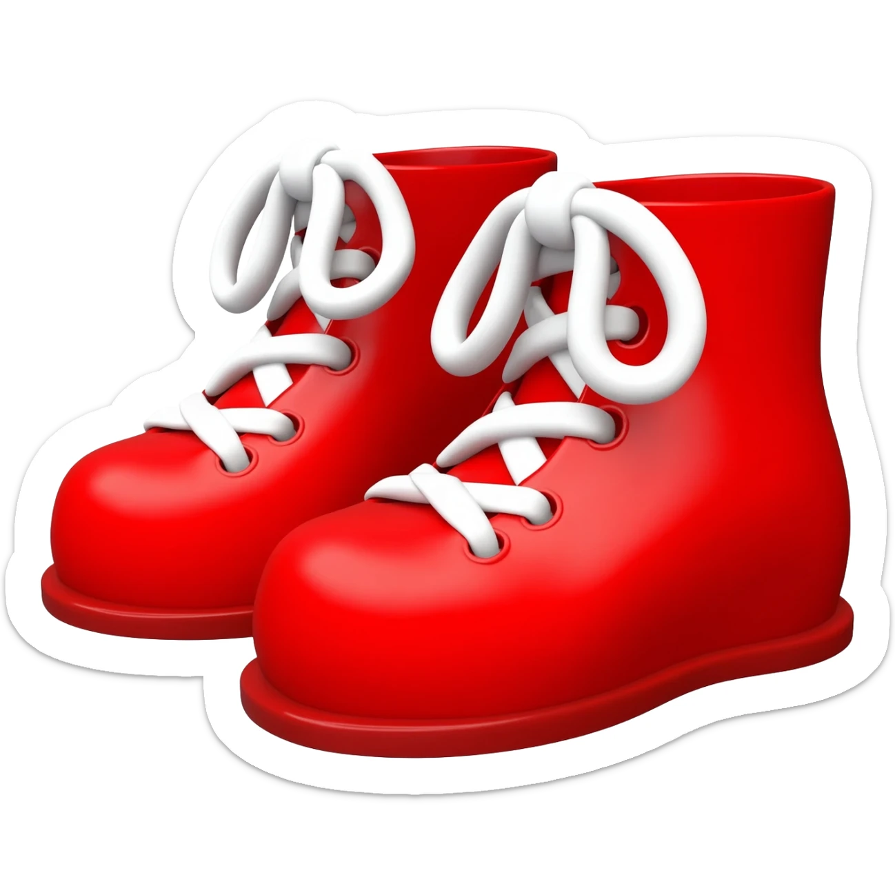 Clown shoes sticker