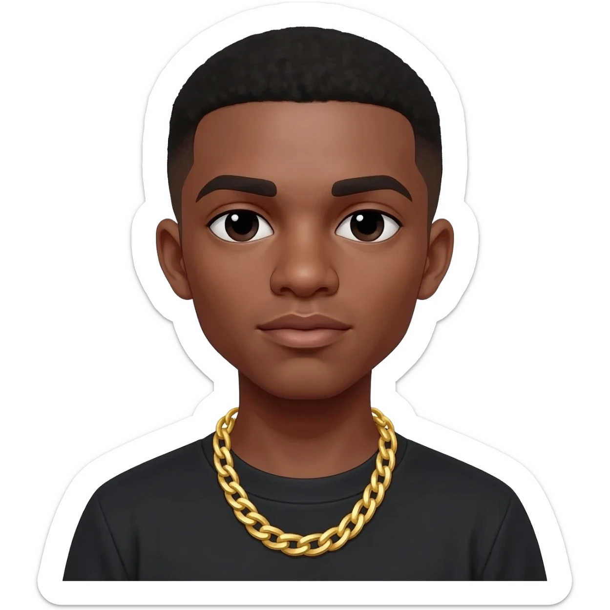 rapper with a chain sticker