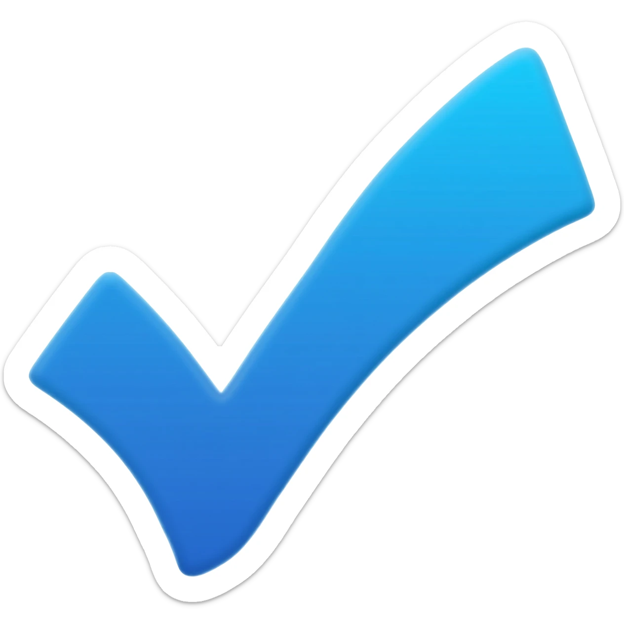 Verificado azul palomita sticker