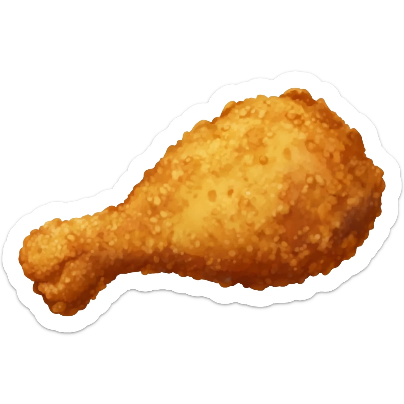 fried chicken leg sticker
