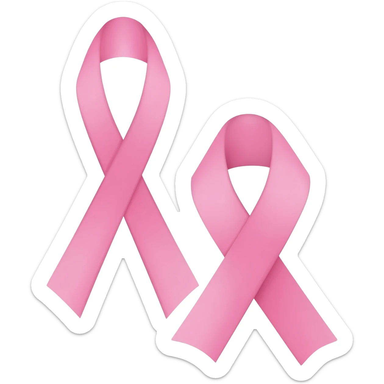 Бантики розовые sticker