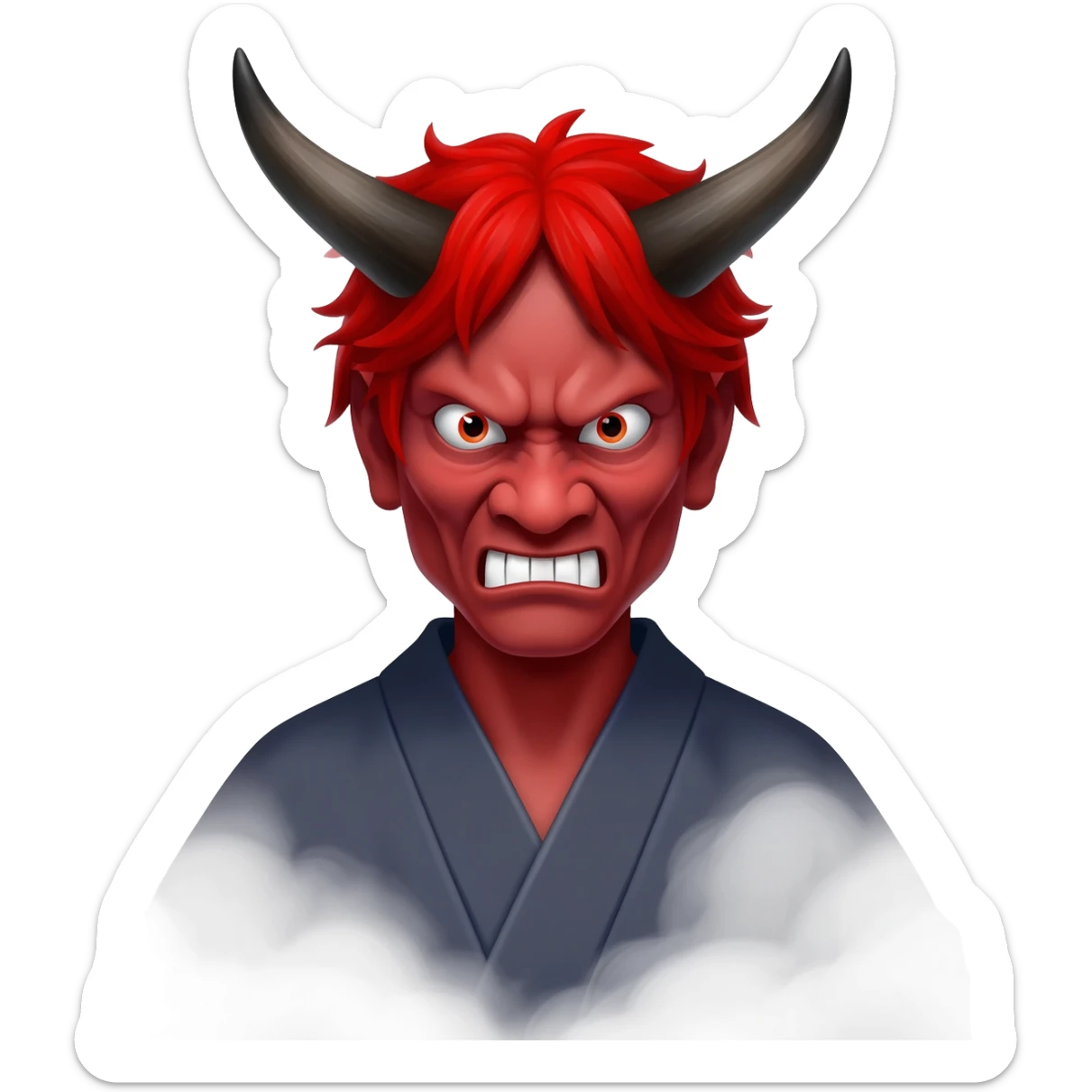 Japanese ogre (oni) sticker