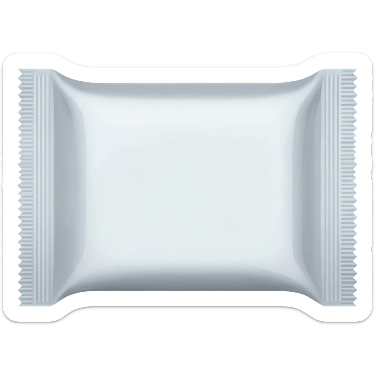 packet of Sanitary pads sticker
