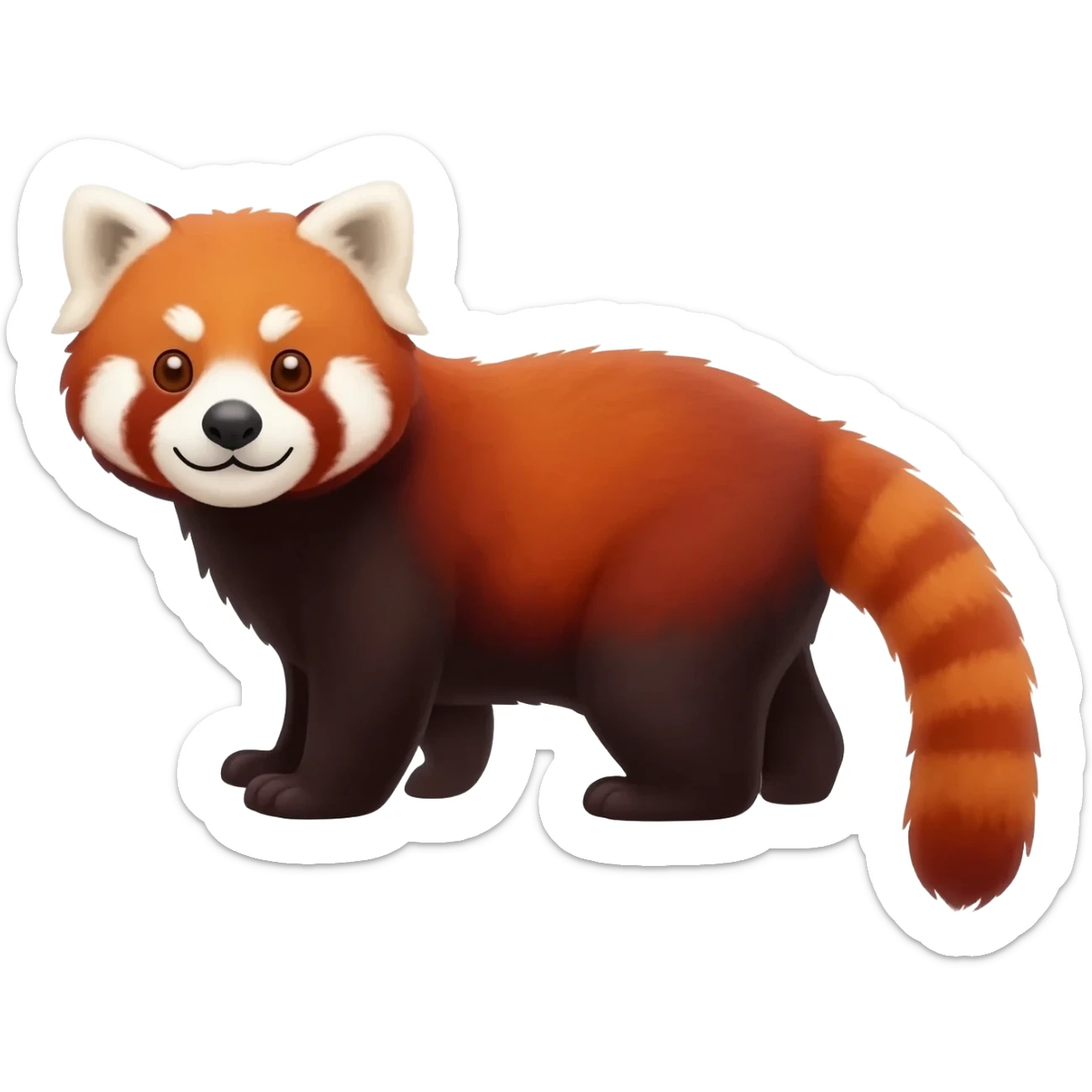 Panda rojo sticker