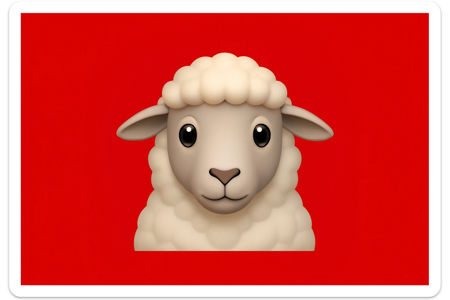 Huddi shu ko'rinishda odam o'rniga qo'yni qo'yib ber va dumaloq shakli bo'lmasin sticker