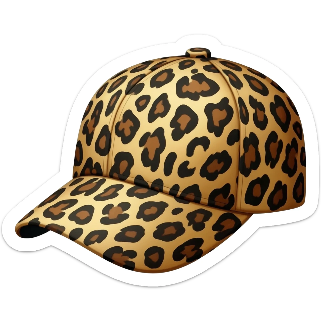 leopard hat sticker
