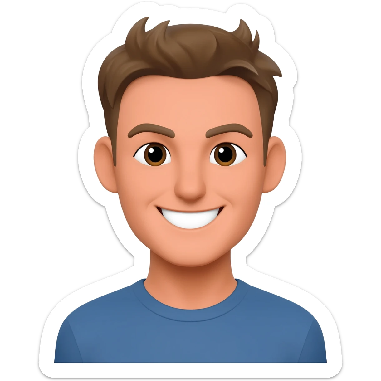 make me and emoji that's not me sticker