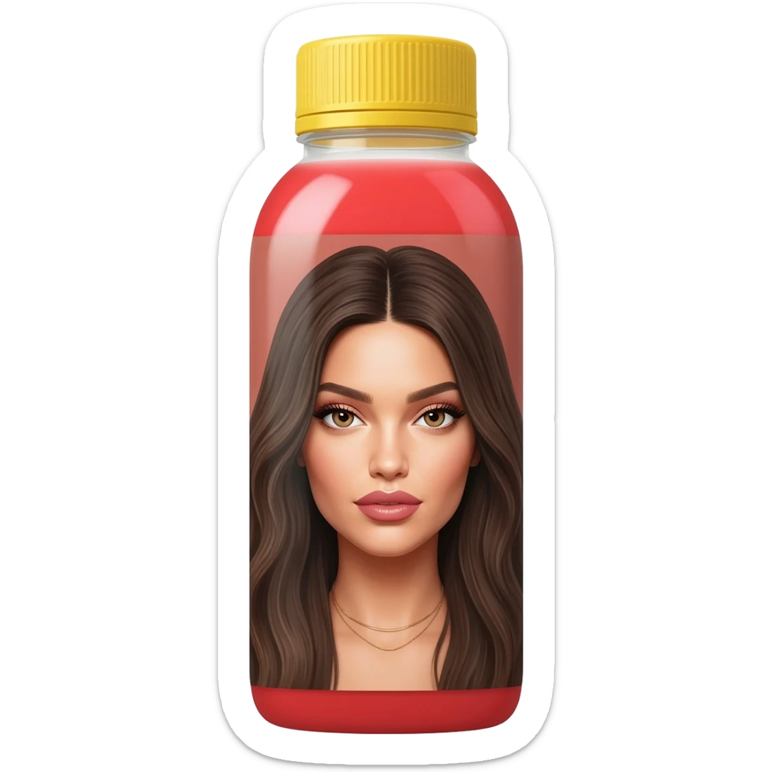 bella hadid juice sticker