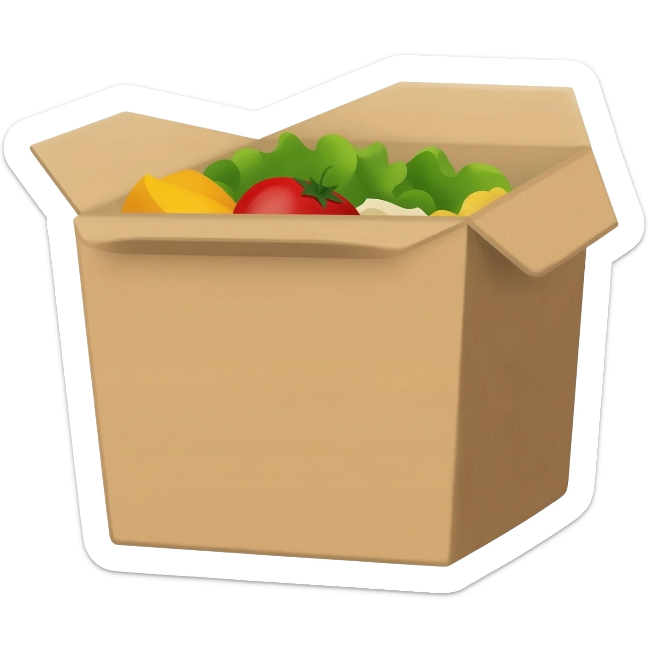 food box sticker