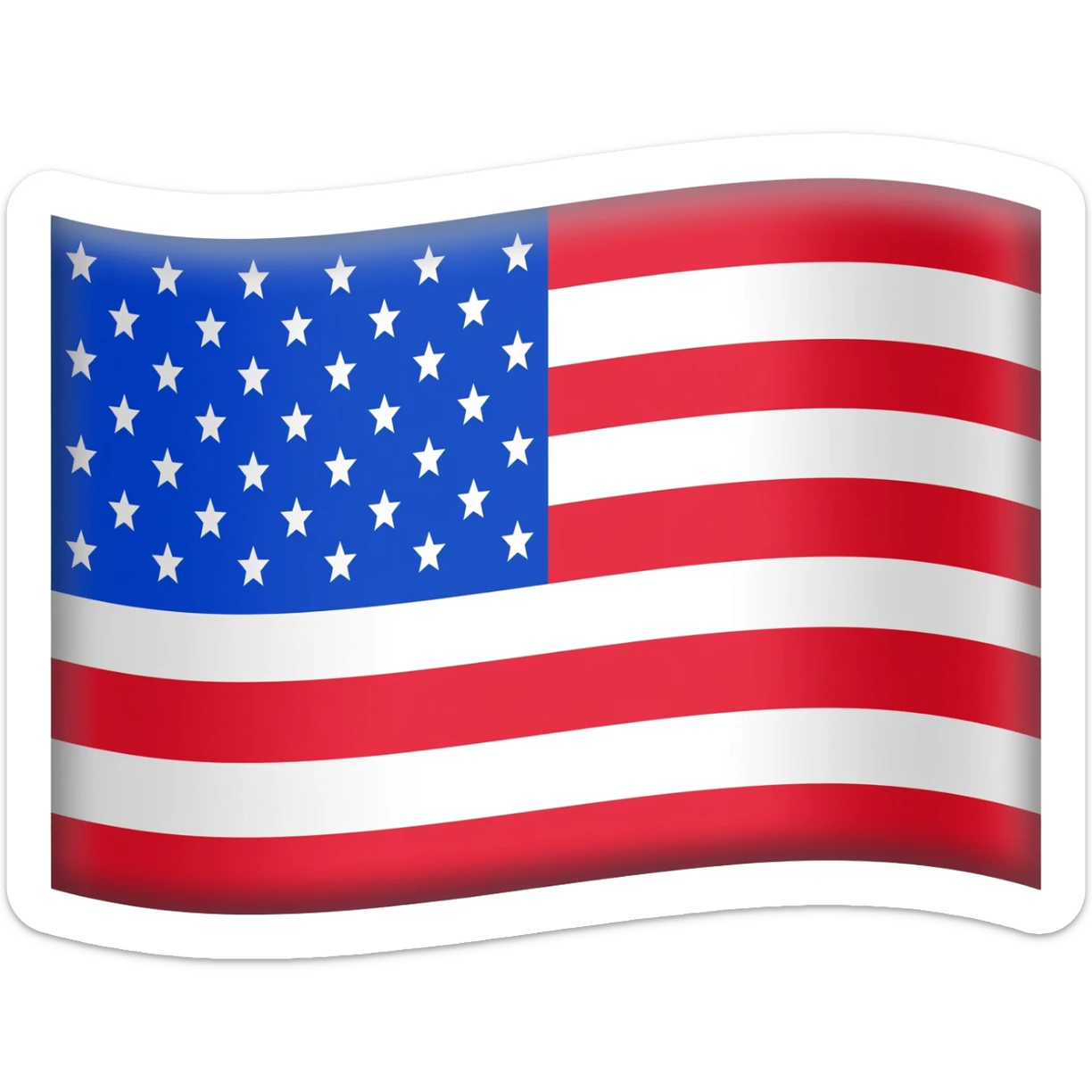 Flag of United States sticker