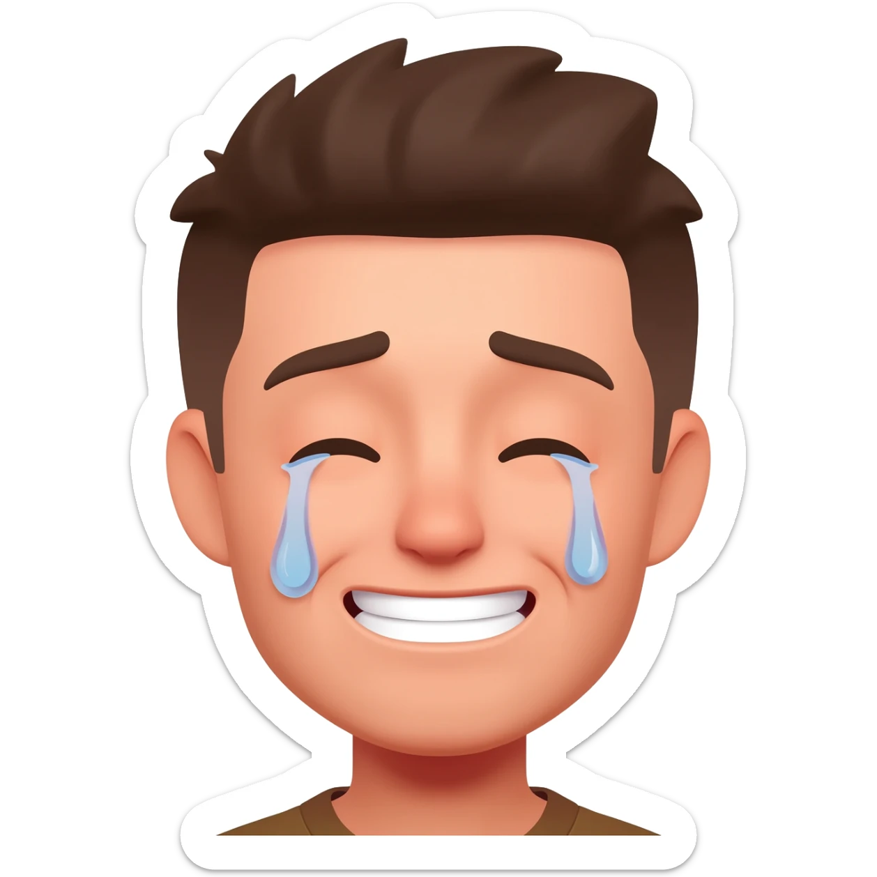 Crying 😭 but funny sticker