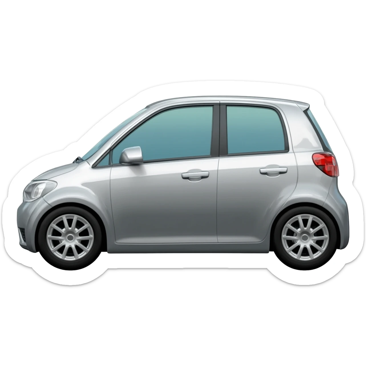 hatchback car sticker