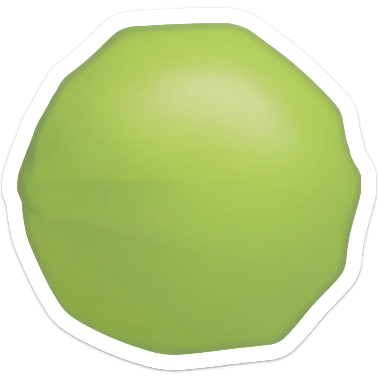 Feijoa fruit emoji sticker