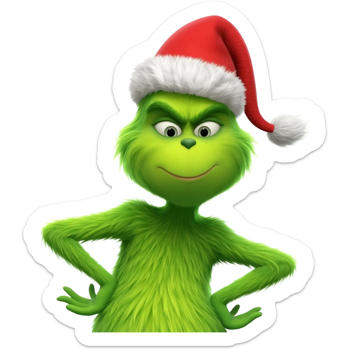 Grinch sticker