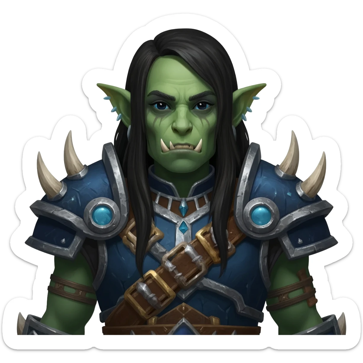 worgen deathknight sticker