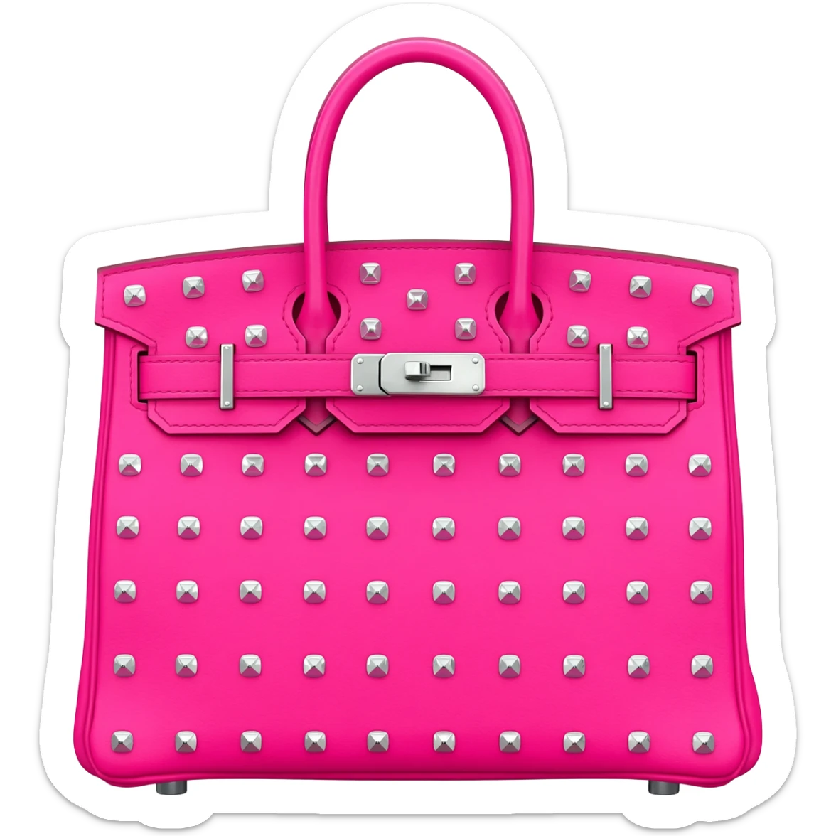 matte pink hermes birkin bag sticker