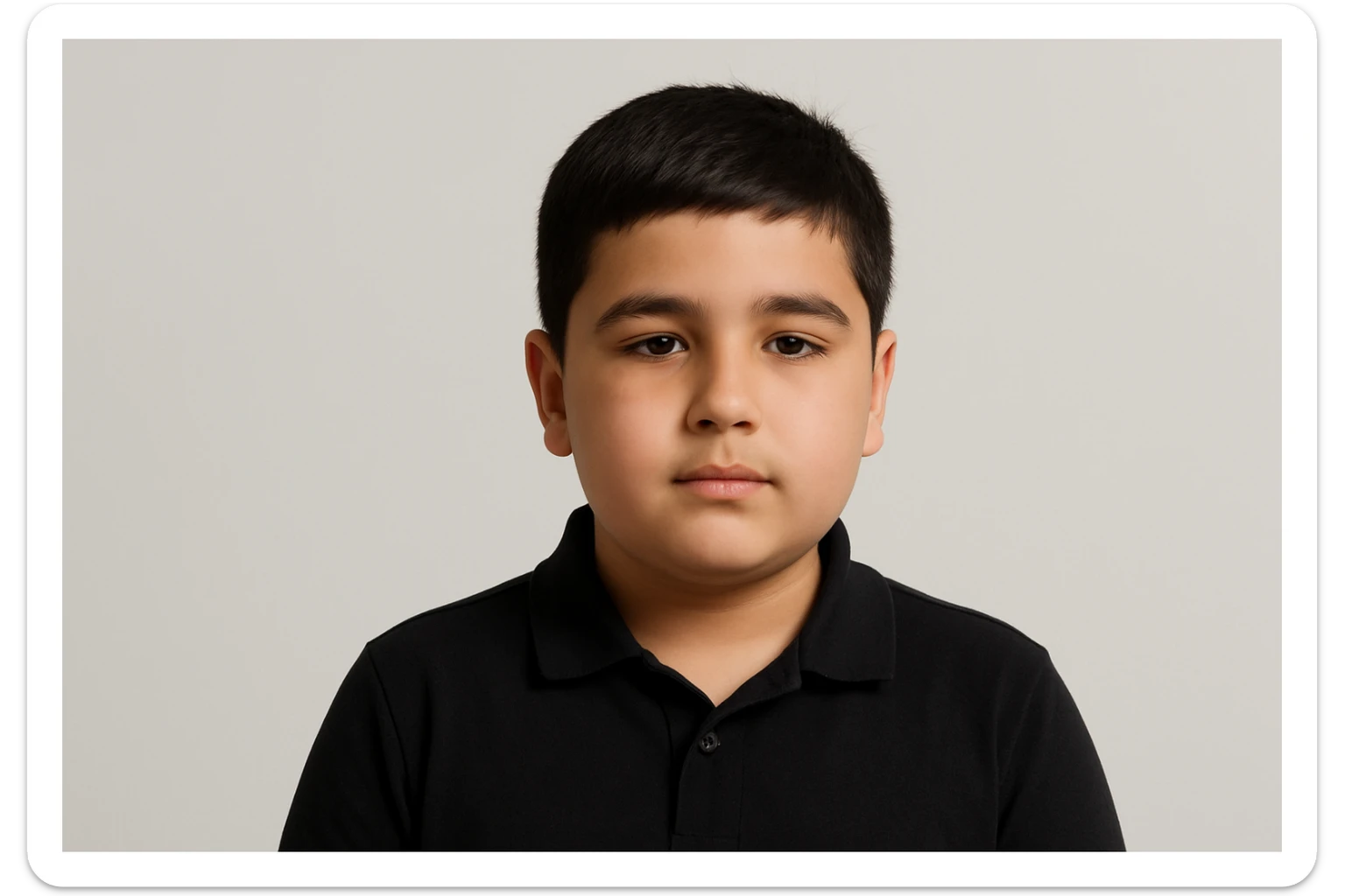 SHu odamning 10 11 yoshligini tasvirlab ber orqa fonda hech narsa bo'lmasin beligacha  sticker
