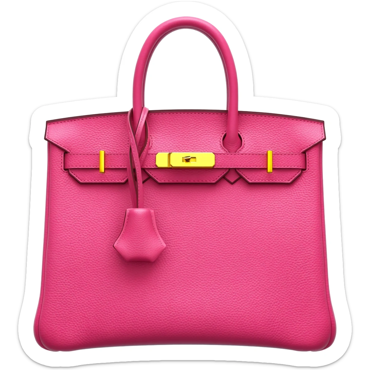 matte pink birkin hermes bag sticker
