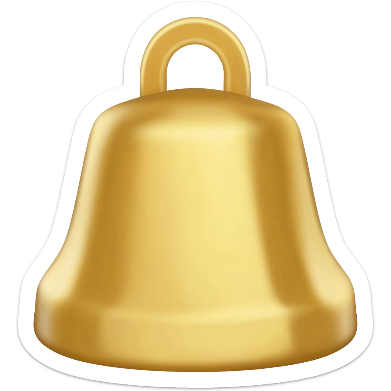 trapezoid-shaped cowbell sticker