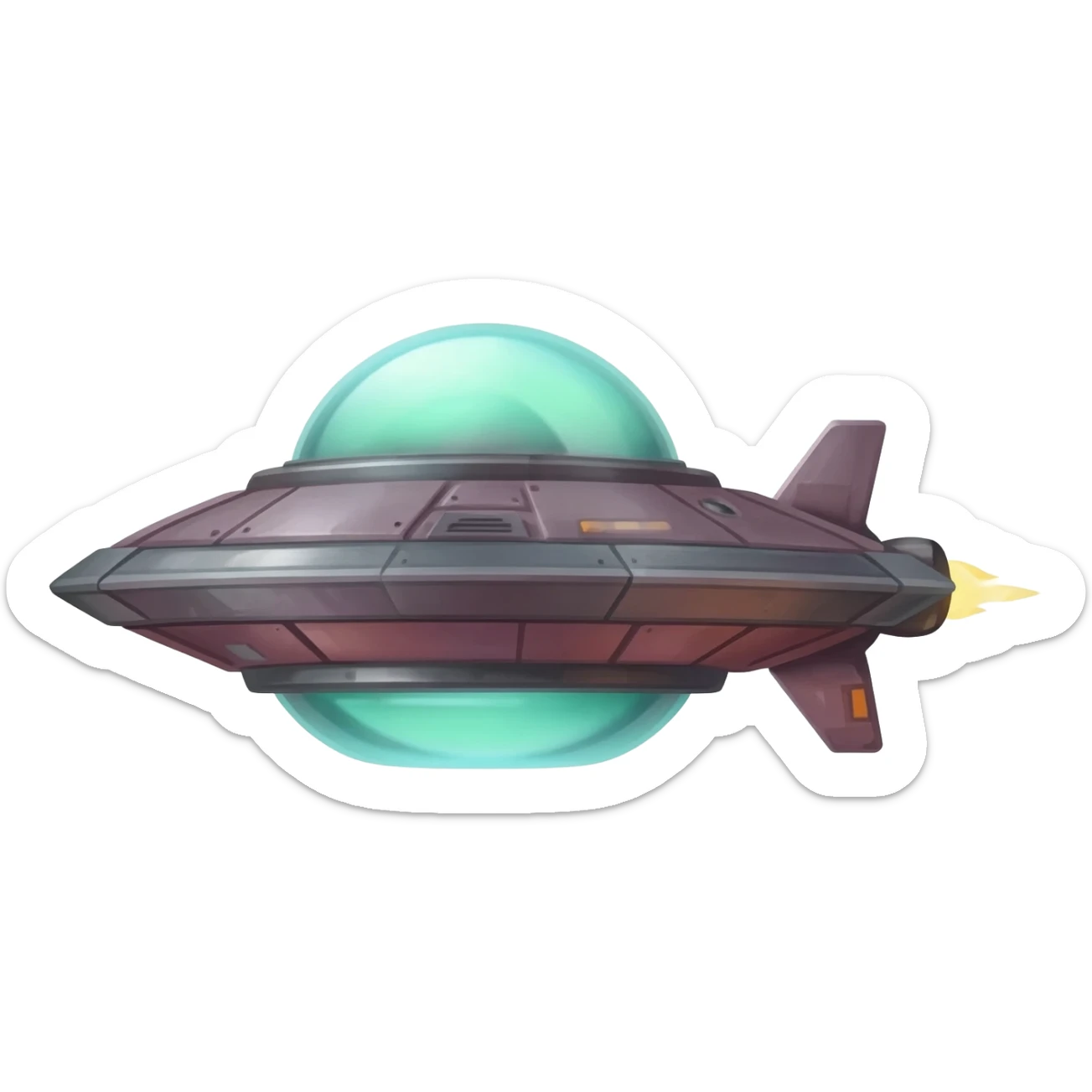firefly starship sticker