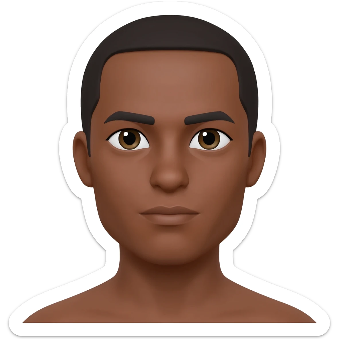 make this different skin tone sticker