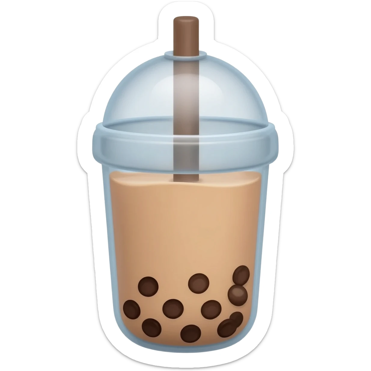 Boba tea cute sticker