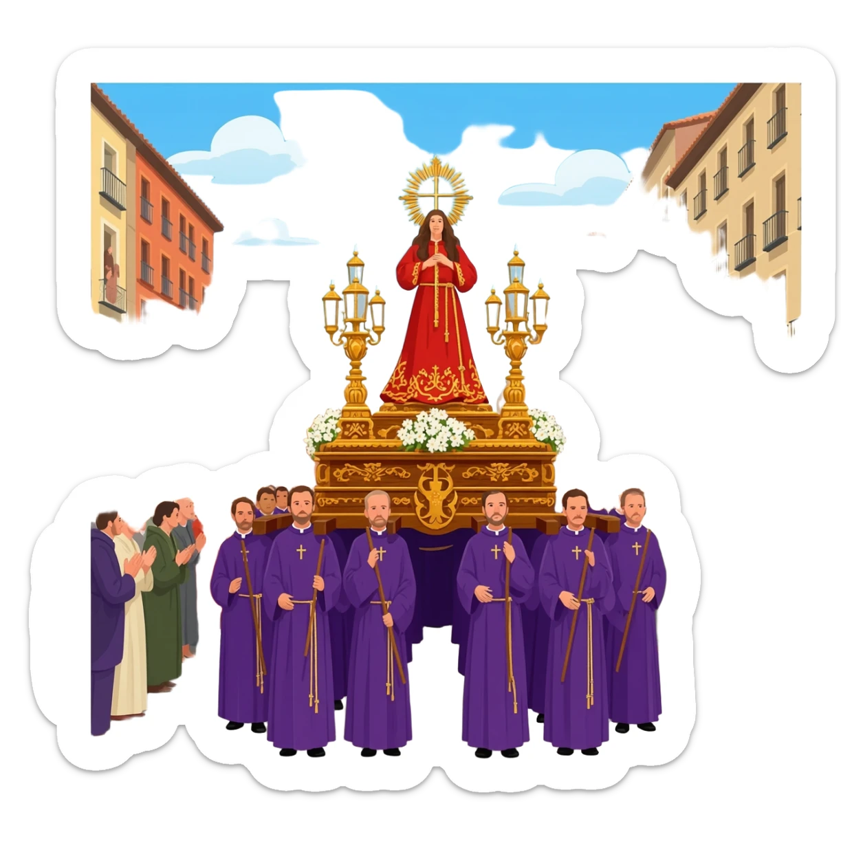 semana santa Aragón sticker