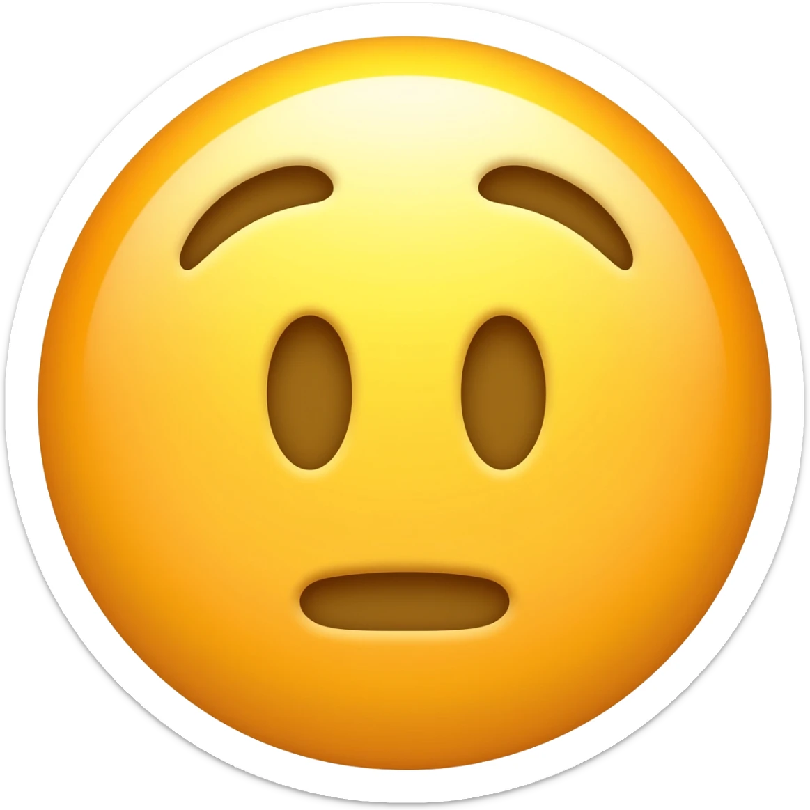 Face sitting emoji sticker