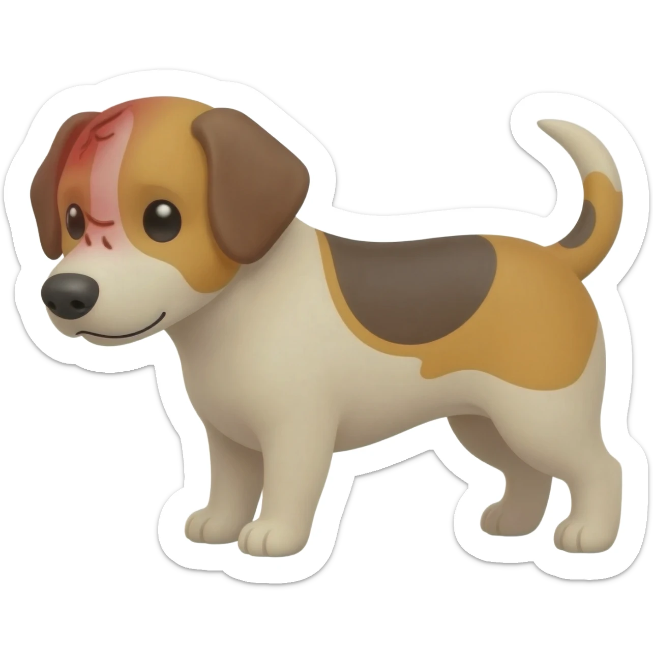 dog with a sore head sticker