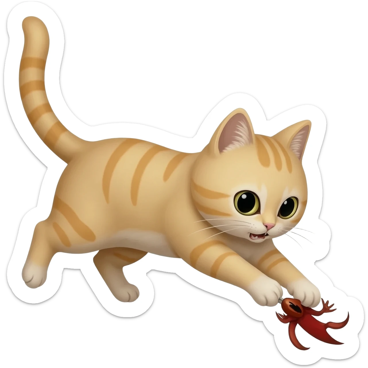 cat attack sticker