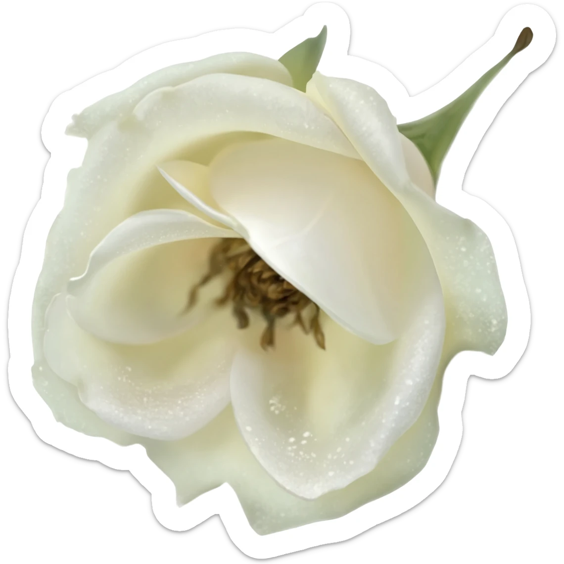 This emoji but white instead of red 🥀 sticker