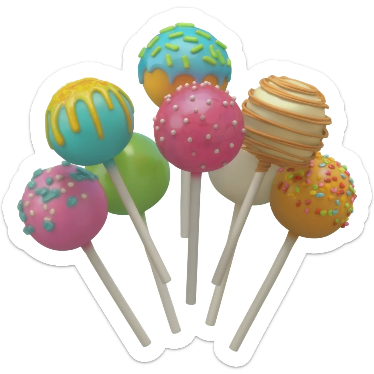cake pops sticker