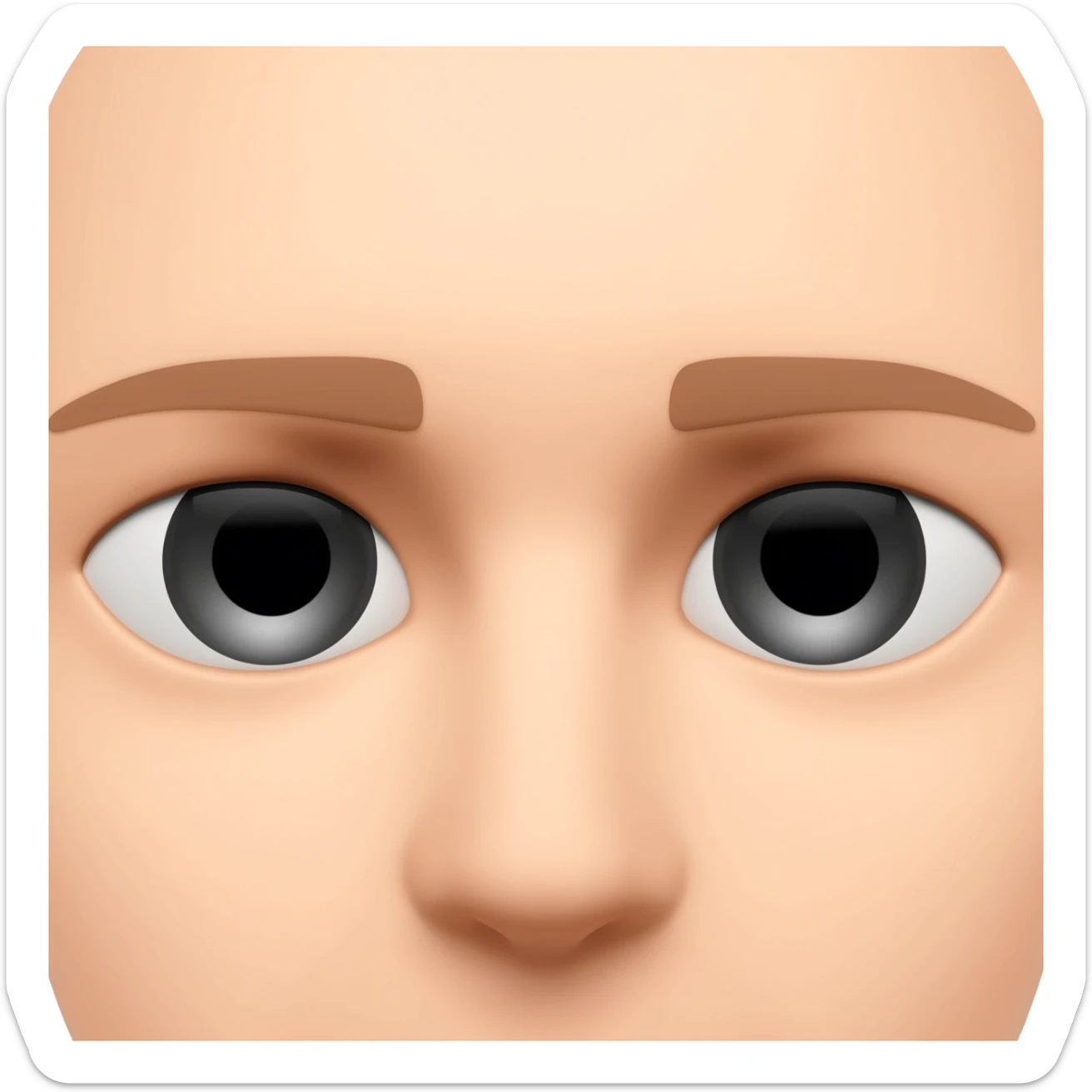 Ojos cansados con ojeras sticker