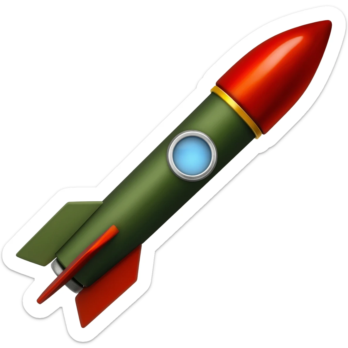 vojenská raketa sahid sticker