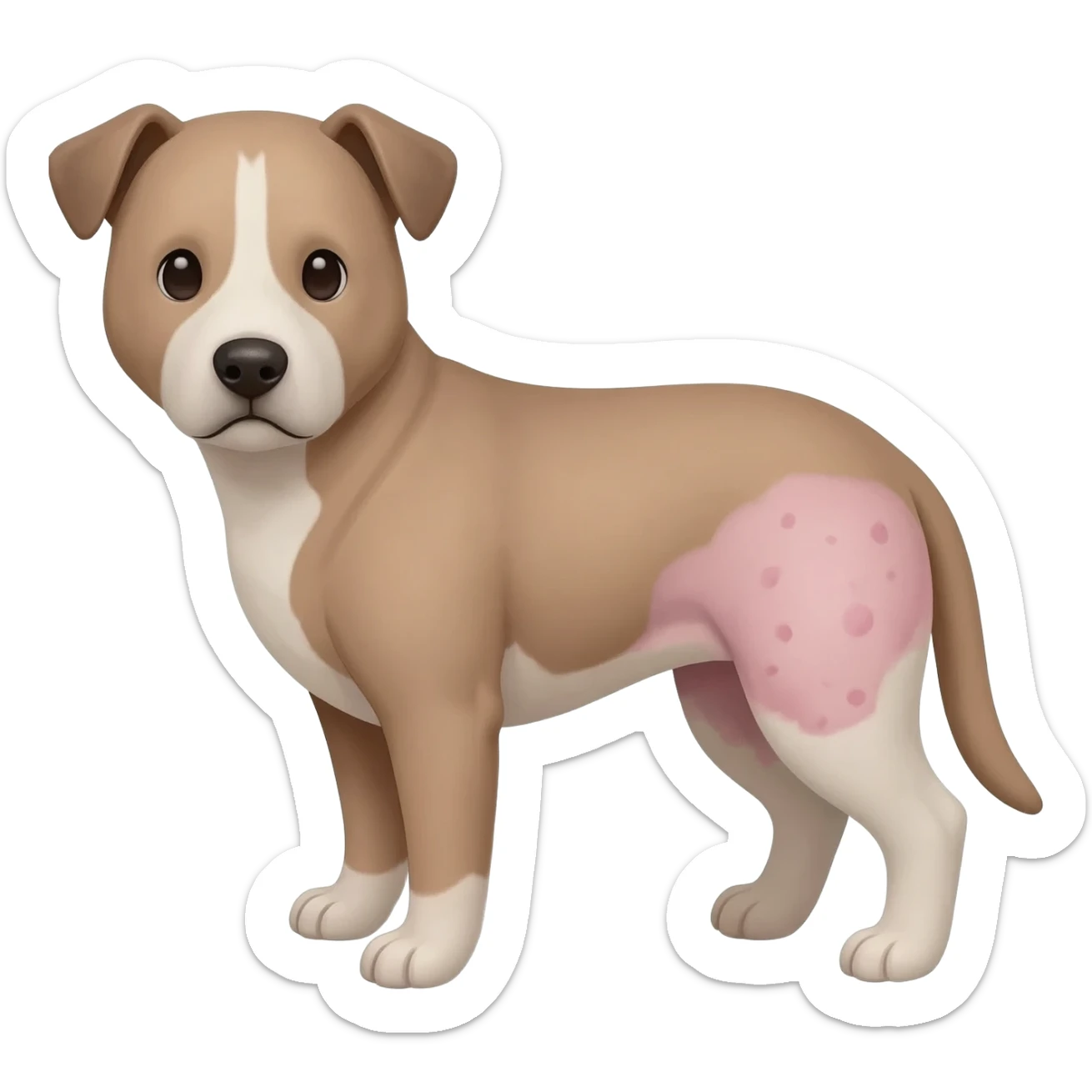 animal cancer sticker