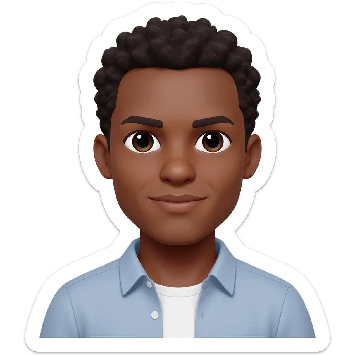 metti una persona maschio di colore mero sticker