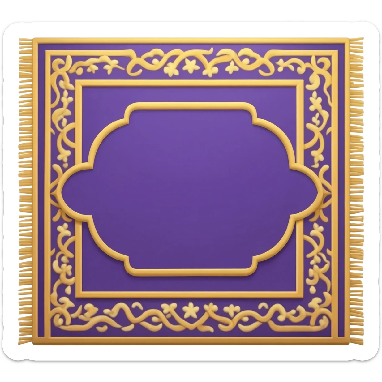 Aladin carpet sticker