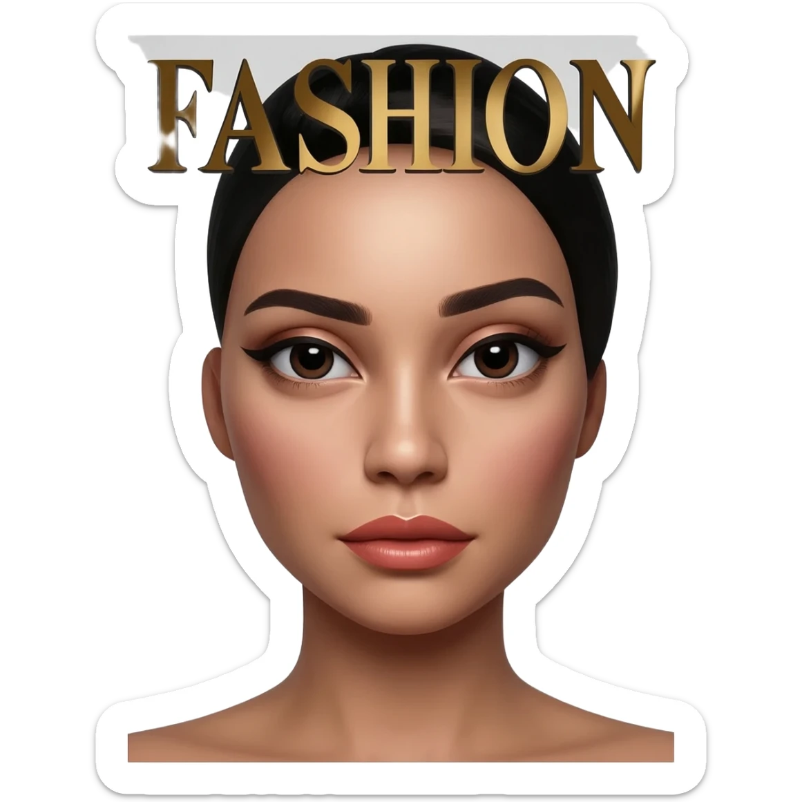 glamor magazine sticker