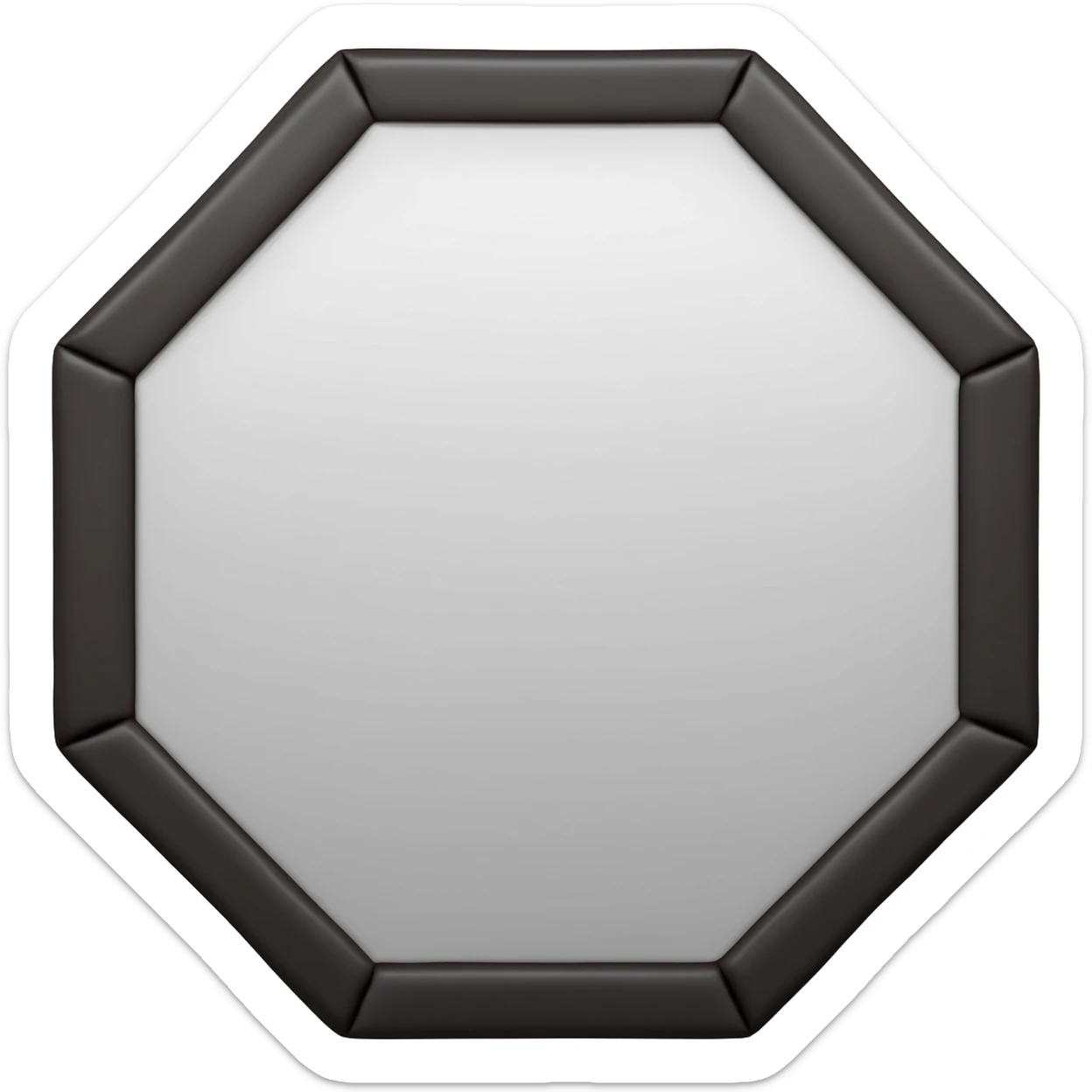 octagon mma mat sticker