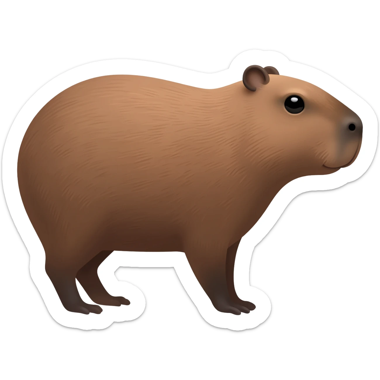 Capybara sticker