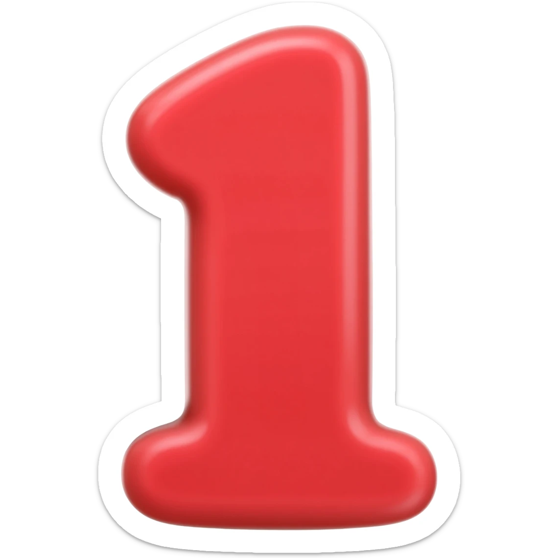 Numberblock 1 sticker