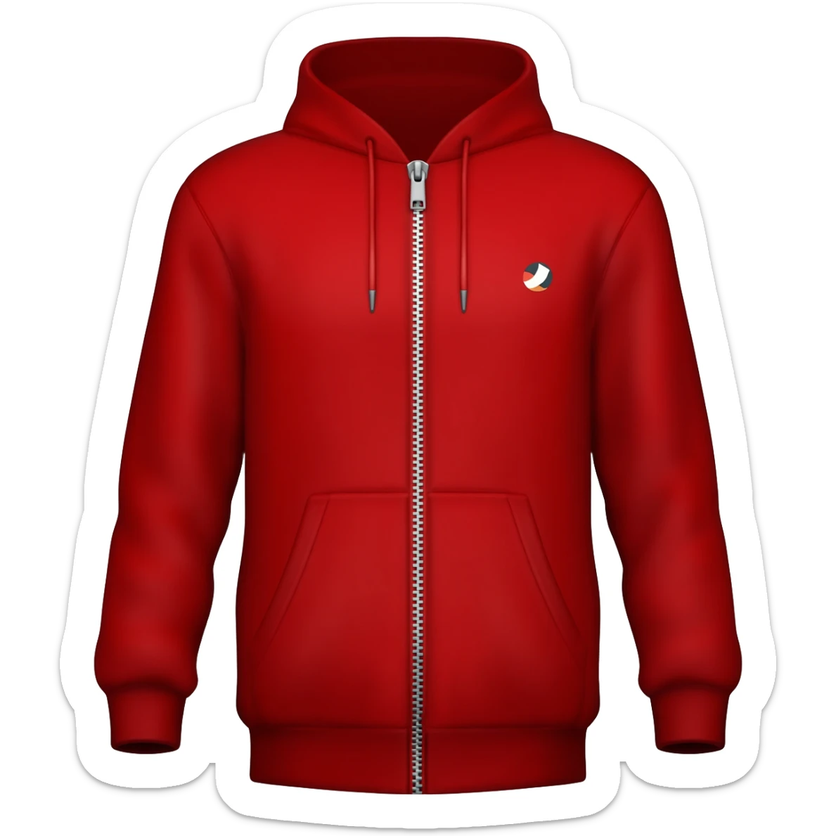 RED HOODIE sticker