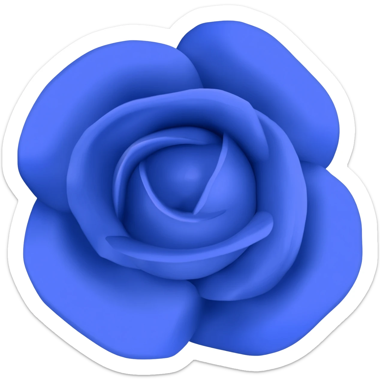 Rosa azul sticker