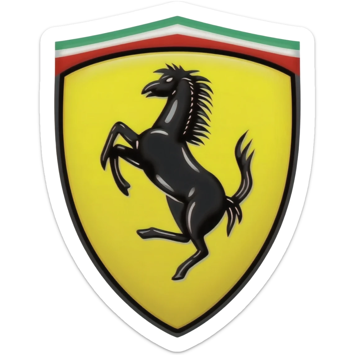 Ferrari logo sticker